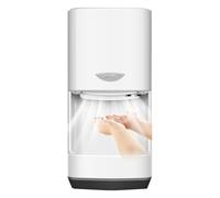 Wall-Mounted Air Wiper (1000W), Automatic Hand Dryer, with Drip Tray/No need to touch, sensor + quick hand drying, for Home Shopping Mall Business Restroom,Long,White