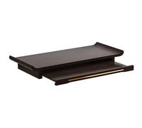 Wall-Mounted Altar Table for Home, Camphor Wood Meditation Shelf with Retractable Pull-Out Board for Prayer and Buddha Statue, Sacred Supplies