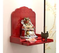 Wall-Mounted Altar Table, Meditation Prayer Shrine Stand for Wiccan Pagan & Spirituality Practices