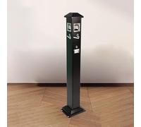 Wall Mounted and Standing Ashtray for Outdoor and Indoor Use - Adjustable Height Floor Ashtray for Cigarettes - Commercial and Patio Use