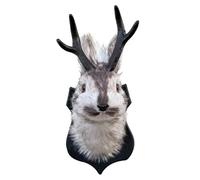 Wall Mounted Animal Heads,Soft Creative 3D Sculpture - Animal Sculptures Wall Decor - for Office Lounge Home Indoor Living Room Bedroom Hallway