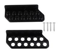 Wall Mounted Arrow Display Rack, ABS Plastic Holder for Wooden Arrows | Black Multi-hole Stand, Visible Collection Organiser, Includes Screws for Home Wall Use