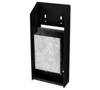 Wall Mounted Ash Bin Cigarette Butt Disposal Unit Outdoor Galvanised Steel Smoking Bin With Lockable Box