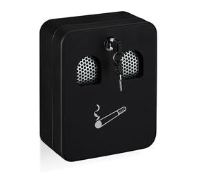 Wall mounted ashtray Lockable Ash Disposal Unit 0.8 L Iron Metal Wall Ashtray