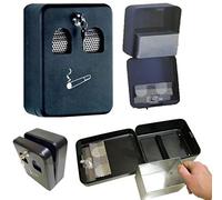 WALL MOUNTED ASHTRAY OUTSIDE USE OUTDOOR PUB CLUB ASH TRAY CIGARETTE METAL BIN