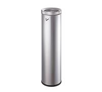 wall-mounted ashtray, Stainless Steel Ashtray Floor Standing Ashtray Freestanding Cigarette Ash Holder with Non-Slip Base for Outdoor Home Office(Silver)