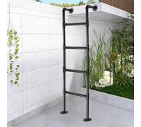 Wall Mounted Attic Loft Ladder Wall Mounted Ladders for Loft, Basement Window Well Egress Ladder, Safety Climbing Ladder Indoor Outdoor Use for Attics, Lofts, Dorm & Home(185cm/73in)