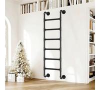 Wall Mounted Attic Loft Ladder Wall Mounted Loft Ladder, Egress Ladder for Basement Window Well & Fire Emergency Escape, Climb Ladders for High Entrance Attic, Small Spaces(220cm/87in)