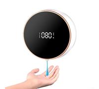 Wall Mounted Automatic Liquid Foam Soap Dispenser, 300ML Capacity, Temperature Display (Gel White)