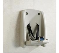 Wall-Mounted Baby Changing Table - Foldable Design with Adjustable Safety Strap for Secure Use in Bathrooms and Public Spaces