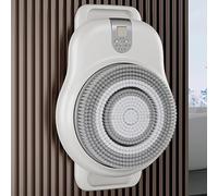 Wall Mounted Back Scrubber, Electric Back Exfoliating Bath Wash Pad, 360° Automatic Rota-Tion, 2-Speed Adjustment, for Deep Cleansing & Back Massage