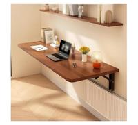 Wall-mounted balcony table,Foldable Wall-Mounted Desk Shelf - Space-Saving Versatile Table for Kitchen, Balcony, Bedroom (White, 60x30cm) - Compact Design, Easy Installation