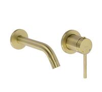 Wall Mounted Basin Faucet Rea Clif Brushed Gold