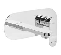 Wall Mounted Basin Mixer Tap CHAPALA Brass Silver