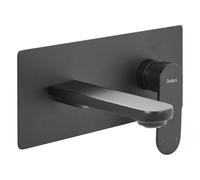Wall Mounted Basin Mixer Tap CHUNGARA Brass Black