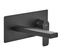 Wall Mounted Basin Mixer Tap DICHATO Brass Black