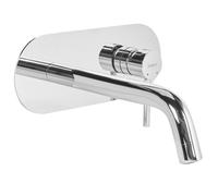 Wall Mounted Basin Mixer Tap GUAIBA Brass Silver