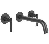Wall Mounted Basin Mixer Tap ISHINCA Brass Black