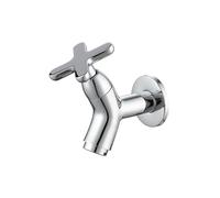 Wall Mounted Basin Mop Pool Brass Outdoor Garden Single Cold Water Bathroom Accessories Kitchen Sink s,Kitchen tap