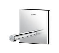 Wall Mounted Basin Tap Delabie BINOPTIC 2/2-way valve kit, electronic, batteries 145x145 mm Stainless steel polished 370116