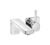 Wall Mounted Basin Tap Dornbracht LULU 2 rosettes 78x78mm Chrome 36860710-00