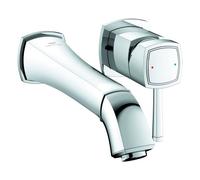 Wall Mounted Basin Tap Grohe Grandera 2 holes 234mm Chrome