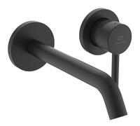 Ideal Standard A6938XG Ceraline Wall-Mounted washbasin Mixer tap, Silk Black