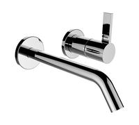Wall Mounted Basin Tap Laufen KARTELL 2-hole 175 mm Chrome