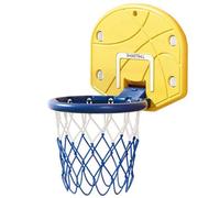 Wall Mounted Basketball Hoop with Suction Cups, Foldable, Adjustable Height, Easy Installation for Indoor Use