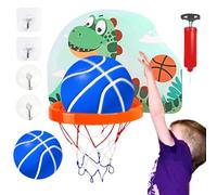 Wall Mounted Baskets, Indoor Basketball Goal - Foldable Illuminated Indoor Basketball Hoop for Children | Over the Door Basketball Hoop Portable Adjustable for Offices Balconies