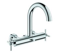 Wall Mounted Bath Shower Mixer Grohe Atrio Chrome