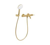 Wall Mounted Bath Shower Mixer Tap MELIQUINA Gold