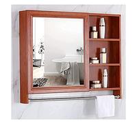 Wall-mounted bathroom cabinet, space-saving storage unit to place above the toilet, medicine organizer, hanging bathroom cabinet with mirror