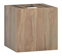 Wall-mounted Bathroom Cabinet Toilet Under Sink Cabinet Solid Wood Teak vidaXL