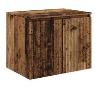 Wall-mounted Bathroom Cabinet Wall-mounted Engineered Wood Storage Unit vidaXL