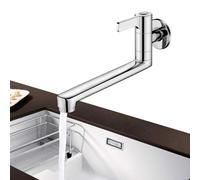 Wall Mounted Bathroom - Faucet Flexible Rotating Spout Water Sprayer System