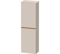 Wall Mounted Bathroom Furniture Duravit D-Neo half-column, left door, bronze handle 1320mm Taupe Matt DE1318L04910000