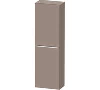 Wall Mounted Bathroom Furniture Duravit D-Neo half-column, left door, chrome handle 1320mm Basalt Matt DE1318L10430000