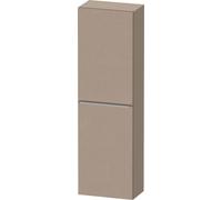 Wall Mounted Bathroom Furniture Duravit D-Neo half-column, left door, stainless steel handle 1320mm Linen Matt DE1318L70750000