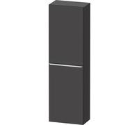 Wall Mounted Bathroom Furniture Duravit D-Neo half-column, right door, chrome handle 1320mm Graphite Matt DE1318R10490000