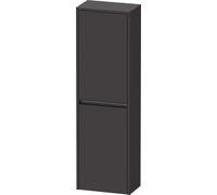 Wall Mounted Bathroom Furniture Duravit Ketho.2 half-column, 2 left doors, anthracite handle 1320mm Graphite Super Mat K21319L80800000