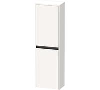 Wall Mounted Bathroom Furniture Duravit Ketho.2 half-column, 2 left doors, anthracite handle 1320mm Super Mat White K21319L84840000