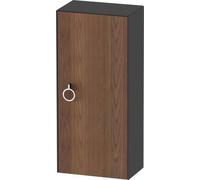 Wall Mounted Bathroom Furniture Duravit White Tulip half-column, right door, handle 880x400mm American walnut Matt/Graphite Hogh Gloss WT1323R77H1