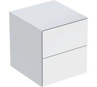 Wall Mounted Bathroom Furniture Geberit One 2 drawers 450x492mm Glossy White