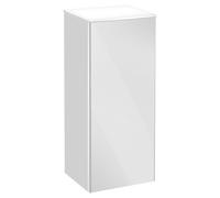 Wall Mounted Bathroom Furniture Keuco Royal Reflex with 1 door and left-hand hinges 350x835x335mm Titane