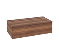 Wall Mounted Bathroom Furniture Villeroy and Boch Antao 1 drawer 1000x268x500mm Warm Walnut/Boticcino