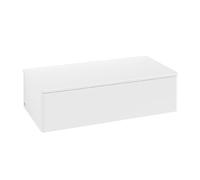 Wall Mounted Bathroom Furniture Villeroy and Boch Antao 1 drawer 1000x268x500mm White Matt Laquered/Honey Oak