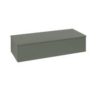Wall Mounted Bathroom Furniture Villeroy and Boch Antao 1 drawer 1200x268x500mm Leaf Green Matt Lacquer