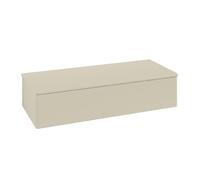 Wall Mounted Bathroom Furniture Villeroy and Boch Antao 1 drawer 1200x268x500mm Silk Grey Matt Lacquer/Boticcino