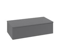 Wall Mounted Bathroom Furniture Villeroy and Boch Antao wih Structure 1 drawer 1000x268x500mm Anthracite Matt Laquered/Boticcino